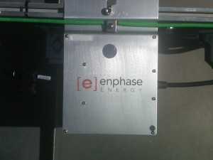 Installed Enphase micro-inverter